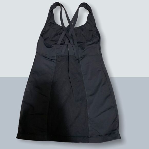 Size 4 Lululemon Black Iris Energy Tank - Picture 3 of 3